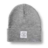 That's A Gimme™ Gray Beanie - White Patch