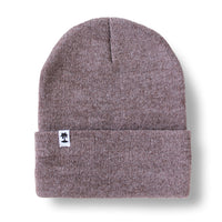 That's A Gimme™ Heathered Mauve Beanie - Palm Patch